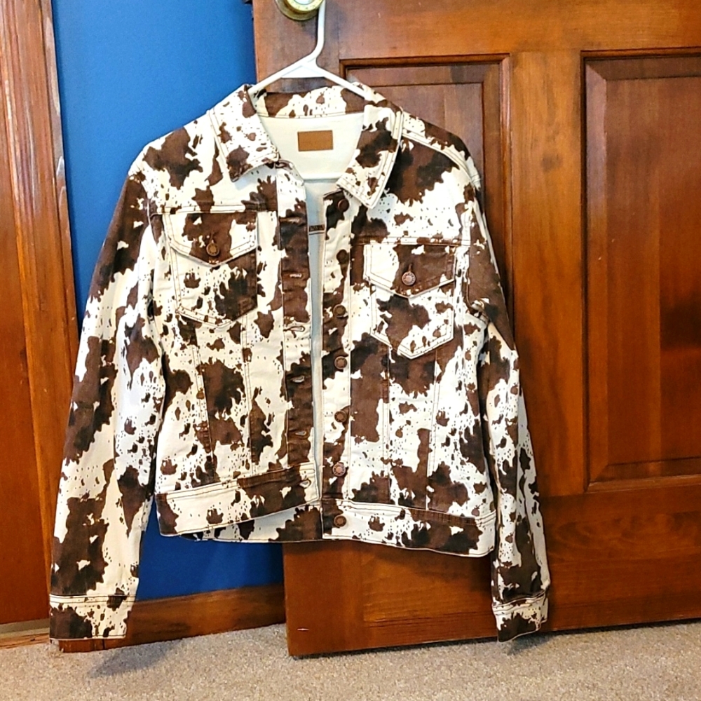 Judy Blue Cow Print Jacket